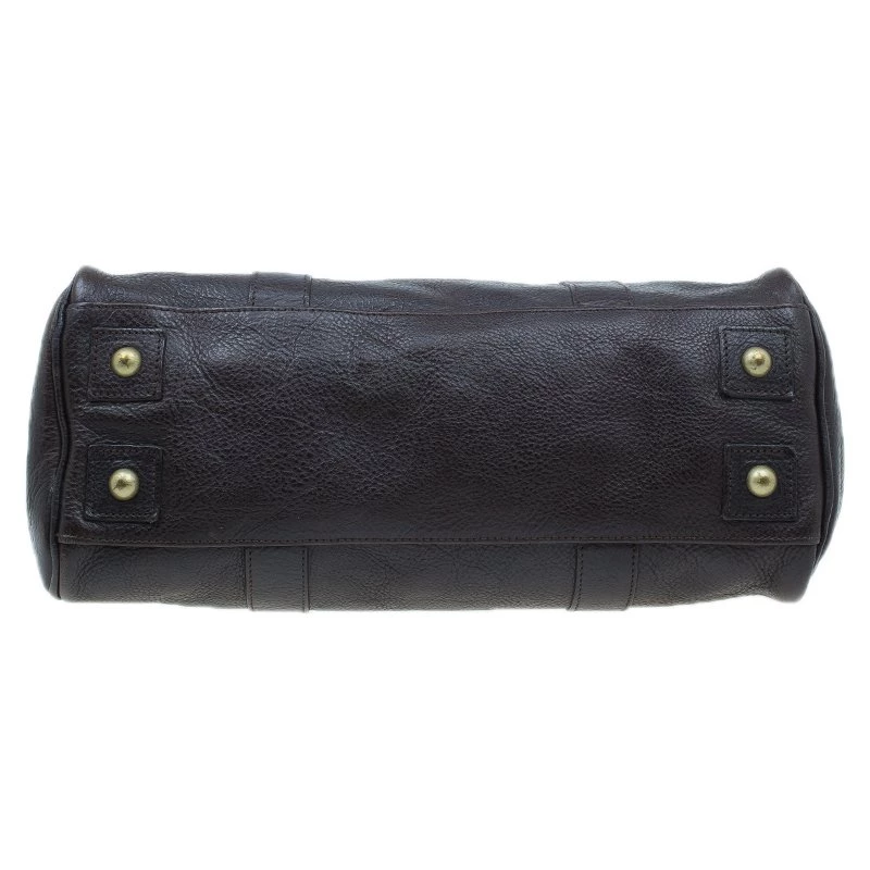 Mulberry Chocolate Brown Leather Bayswater Satchel Bag For Women - Image 5