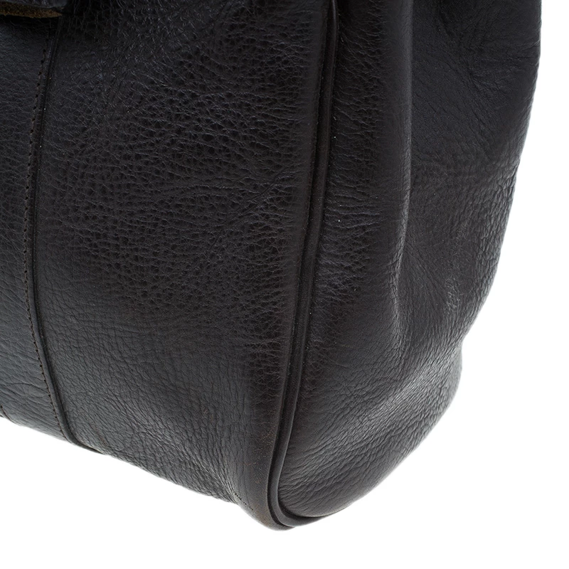 Mulberry Chocolate Brown Leather Bayswater Satchel Bag For Women - Image 9