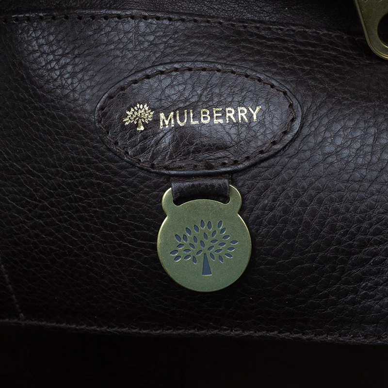 Mulberry Chocolate Brown Leather Bayswater Satchel Bag For Women - Image 14