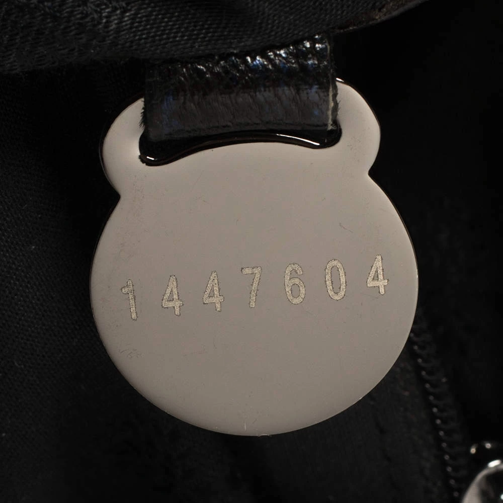 Mulberry Metallic Blue/Black Textured Leather Alexa Satchel For Women - Image 8