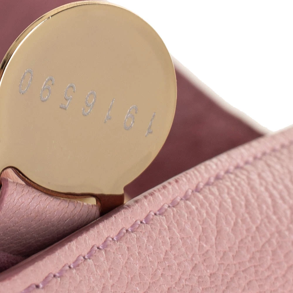 Mulberry Pink Leather Small Lily Shoulder Bag For Women - Image 8