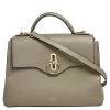 Mulberry Beige Leather Small Seaton Top Handle Bag For Women
