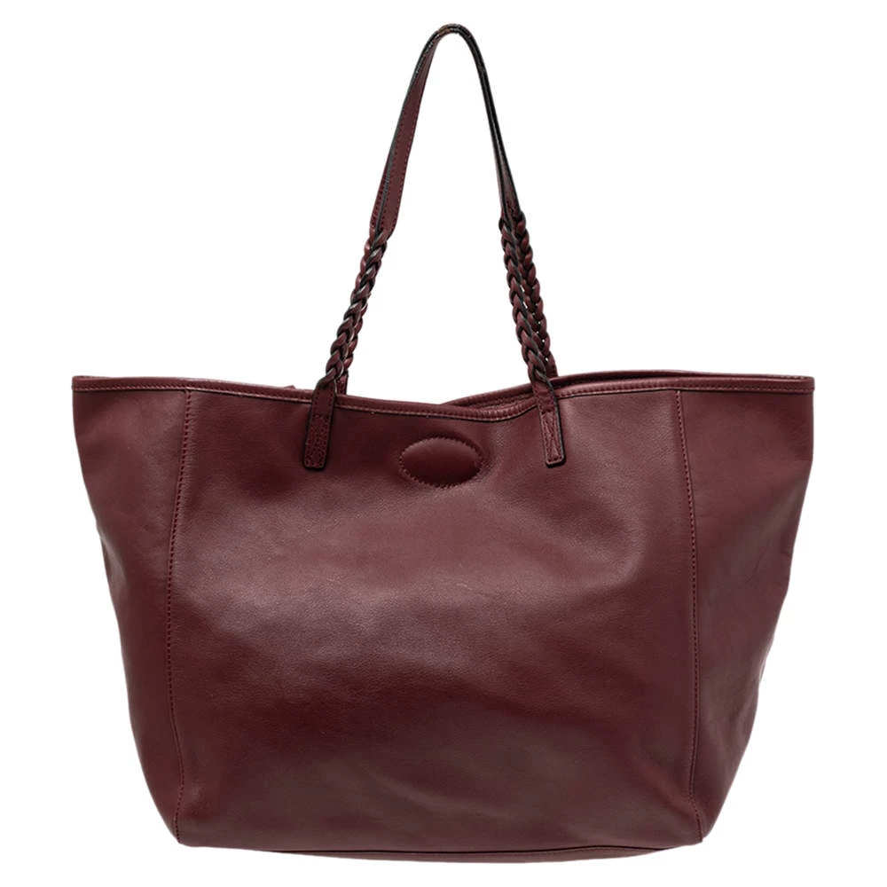 Mulberry Burgundy Nappa Soft Leather Medium Dorset Tote For Women - Image 4