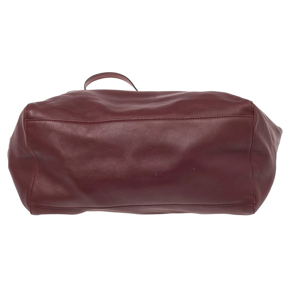 Mulberry Burgundy Nappa Soft Leather Medium Dorset Tote For Women - Image 6