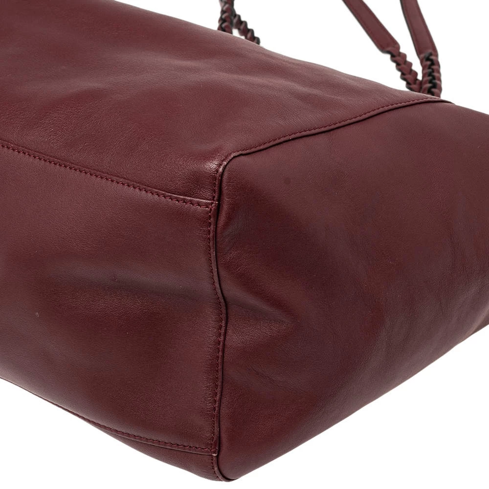 Mulberry Burgundy Nappa Soft Leather Medium Dorset Tote For Women - Image 11