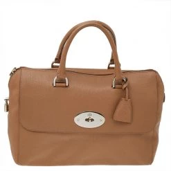 Mulberry Brown Leather Medium Del Rey Satchel For Women