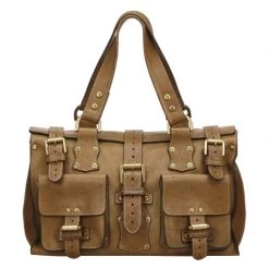 Mulberry Oak Leather Roxanne Satchel For Women