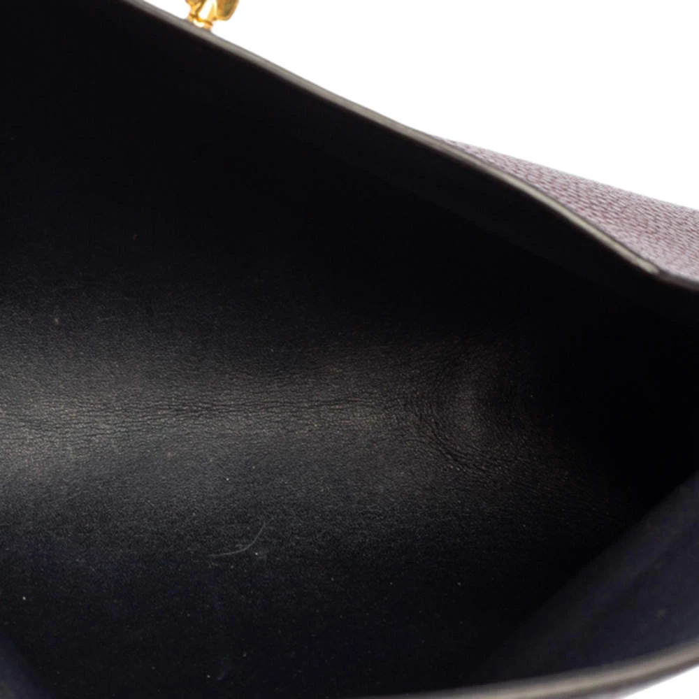 Mulberry Burgundy Leather Darley Cosmetic Pouch For Women - Image 10