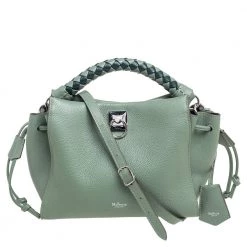 Mulberry Green Leather Shoulder Bag For Women