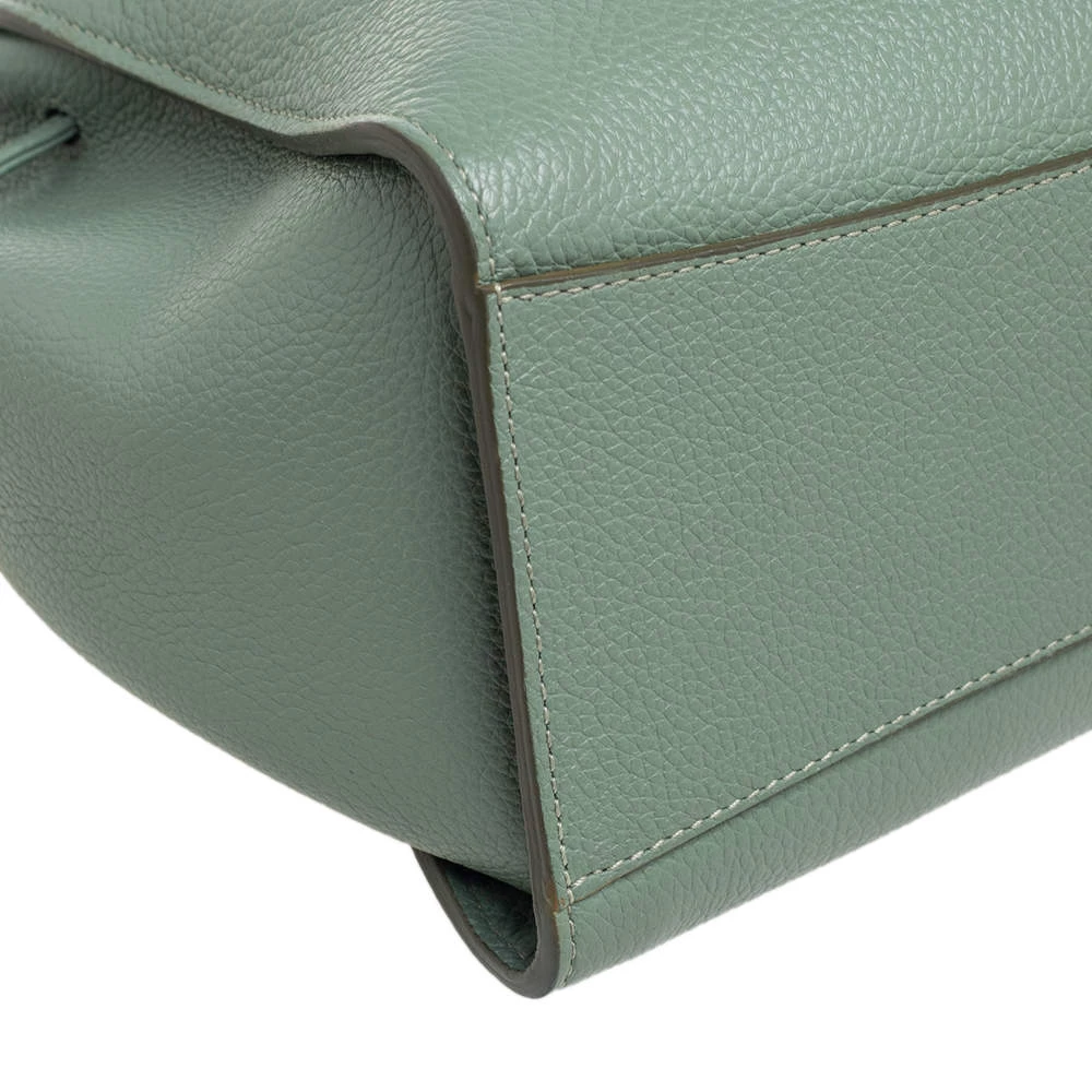 Mulberry Green Leather Shoulder Bag For Women - Image 10