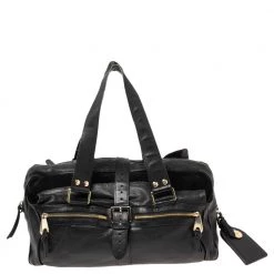 Mulberry Black Leather Mabel Satchel For Women
