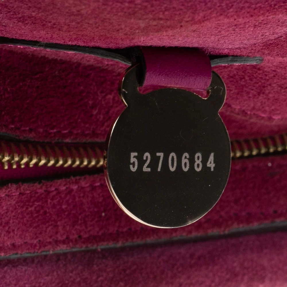 Mulberry Fuchsia Leather Bayswater Satchel For Women - Image 10