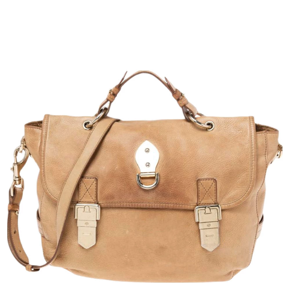 Mulberry Tan Leather Tillie Top Handle Bag For Women