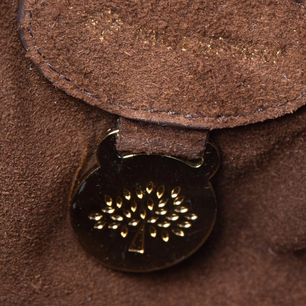 Mulberry Brown Python Embossed Leather Bayswater Satchel For Women - Image 9