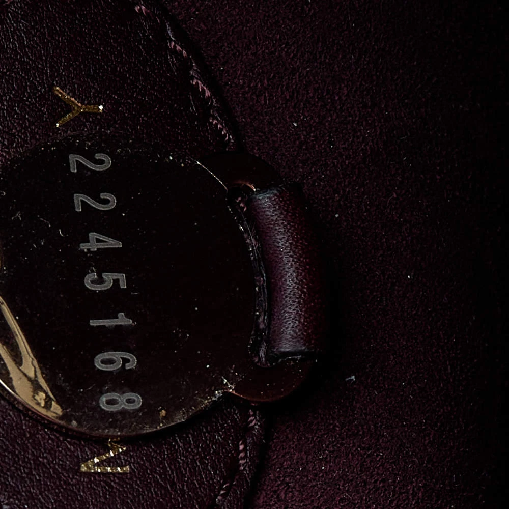 Mulberry Burgundy Python Embossed And Leather Small Willow Tote For Women - Image 8