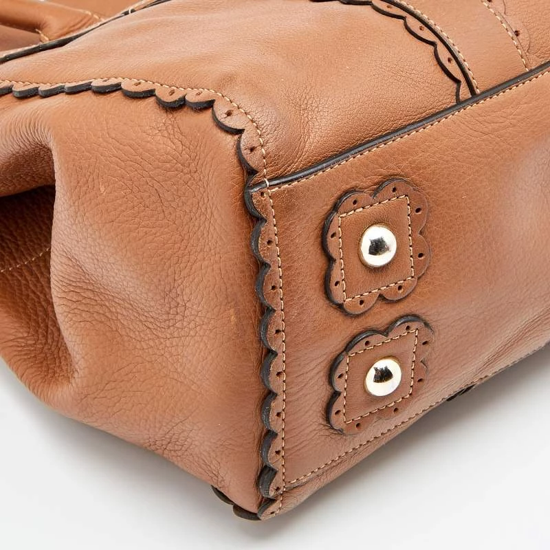 Mulberry Brown Leather Cookie Bayswater Satchel For Women - Image 10