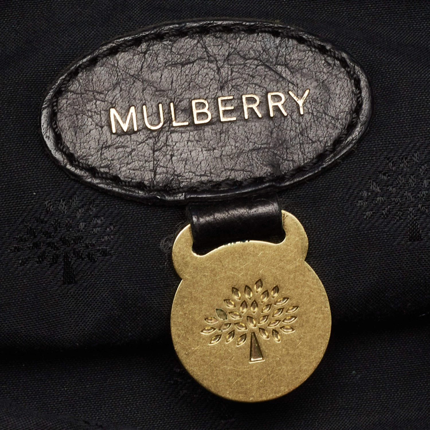 Mulberry Black Nubuck And Leather Taylor Top Handle Bag For Women - Image 9