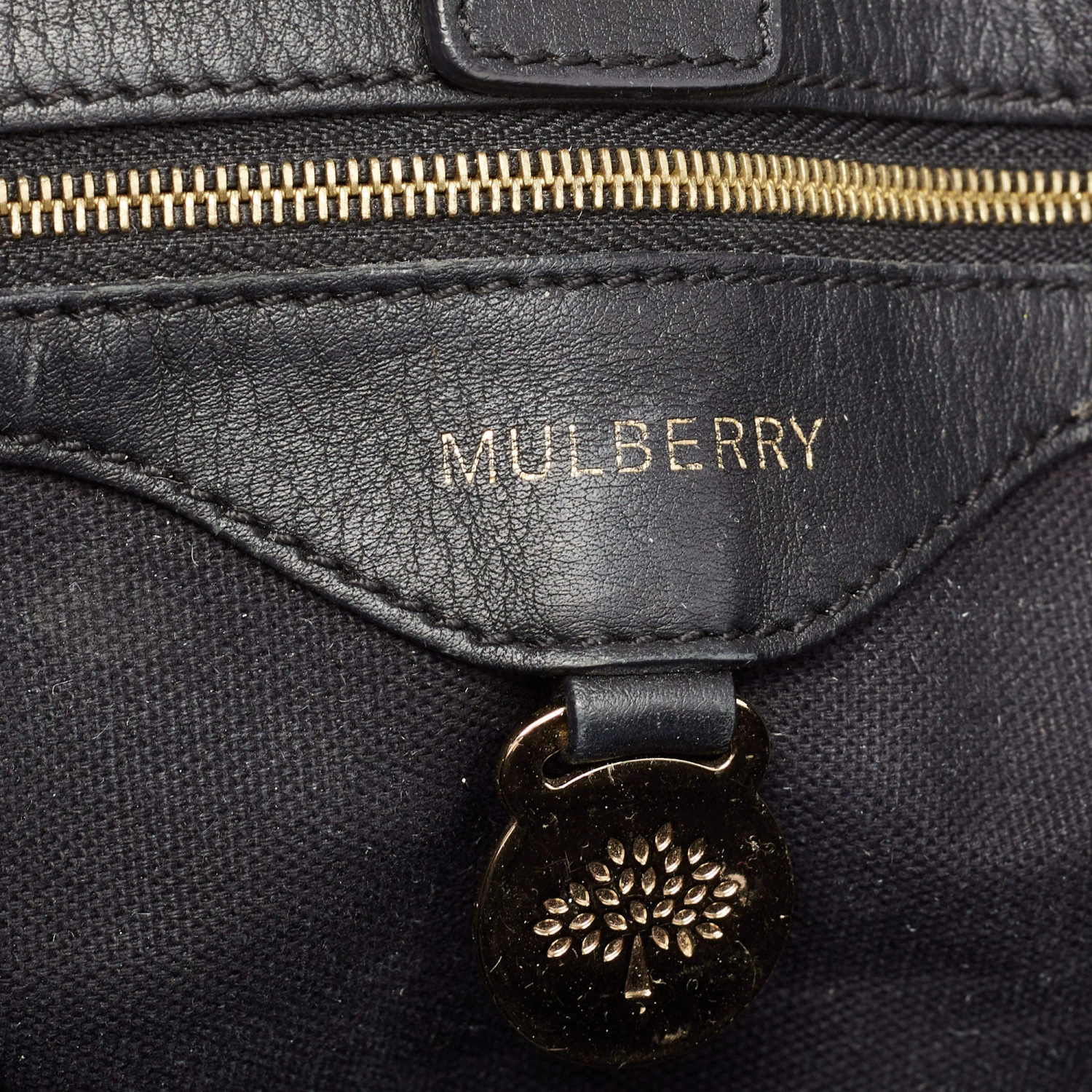 Mulberry Black Leather Bayswater Tote For Women - Image 10