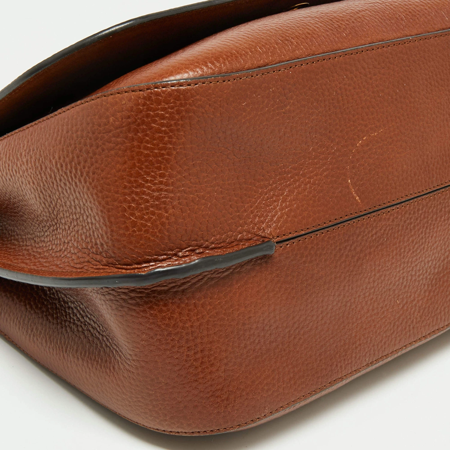 Mulberry Tan Leather Amberley Top Handle Bag For Women - Image 11