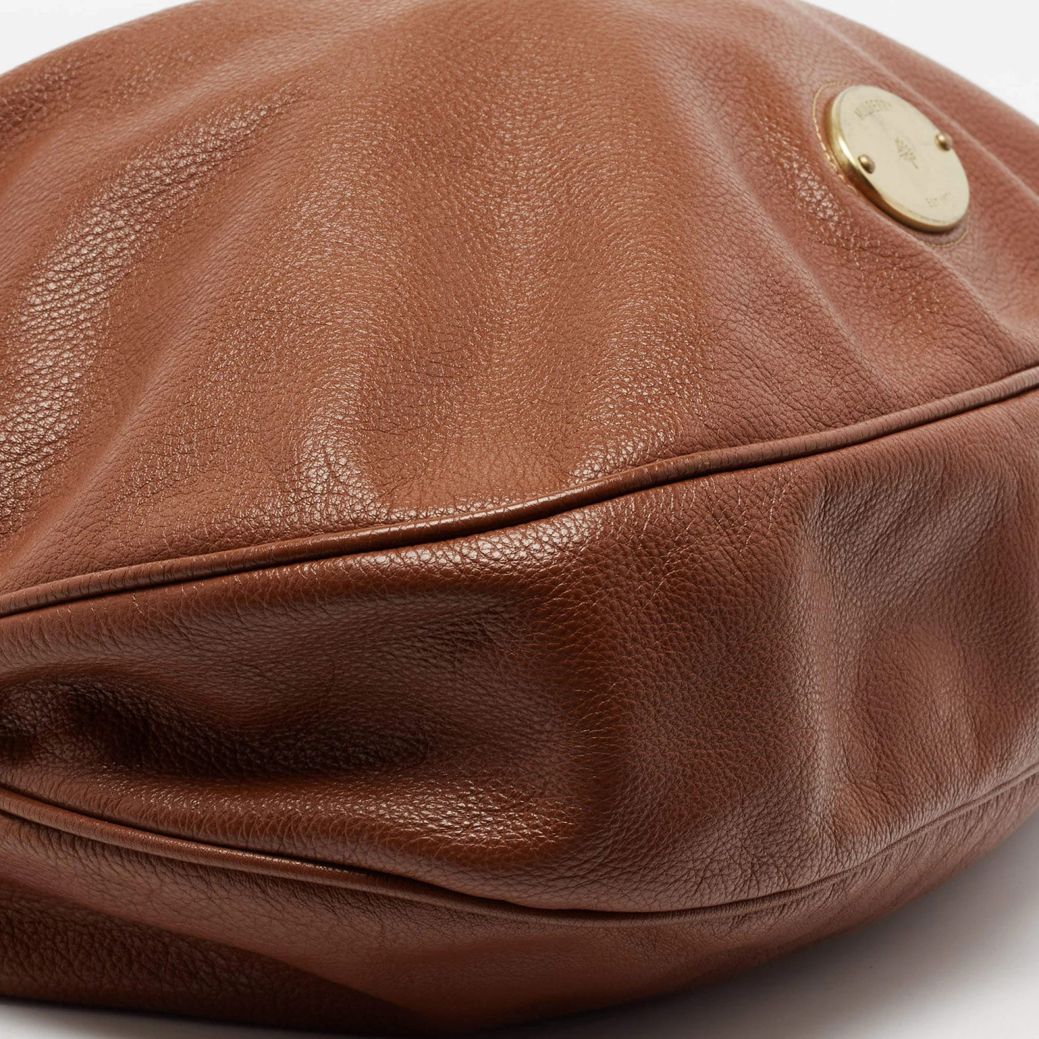 Mulberry Brown Pebbled Leather Mitzy Hobo For Women - Image 11