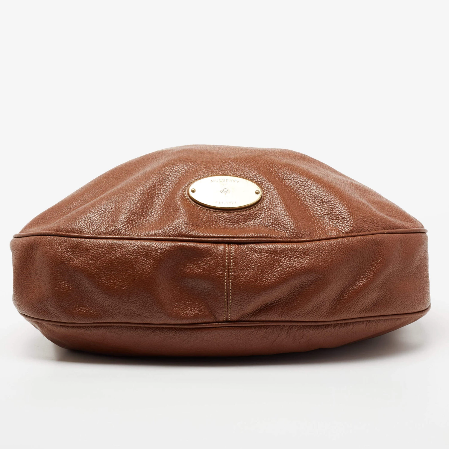 Mulberry Brown Pebbled Leather Mitzy Hobo For Women - Image 6