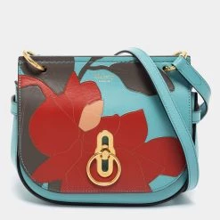 Mulberry Tricolor Leather Amberley Patchwork Shoulder Bag For Women