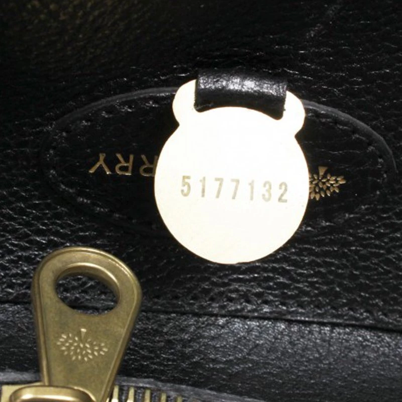 Mulberry Black Leather Piccadilly Travel Bag For Women - Image 7