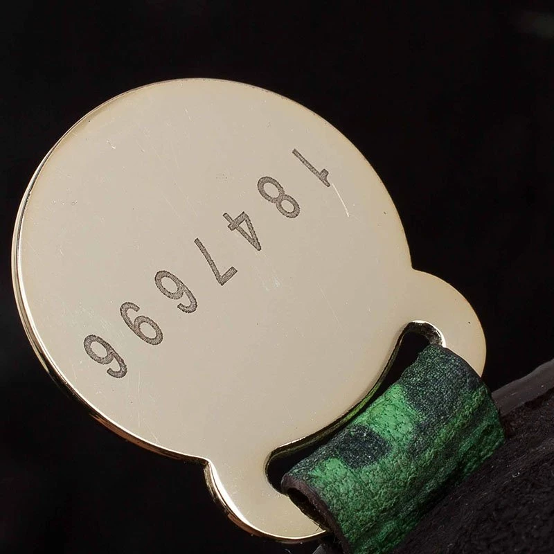 Mulberry Green Lizard Embossed Leather Alexa Shoulder Bag For Women - Image 6