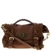 Mulberry Brown Leather Alexa Shoulder Bag For Women