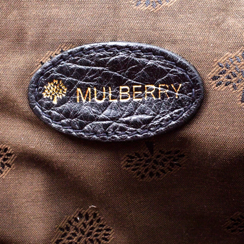 Mulberry Black Leather Travel Bag For Women - Image 8
