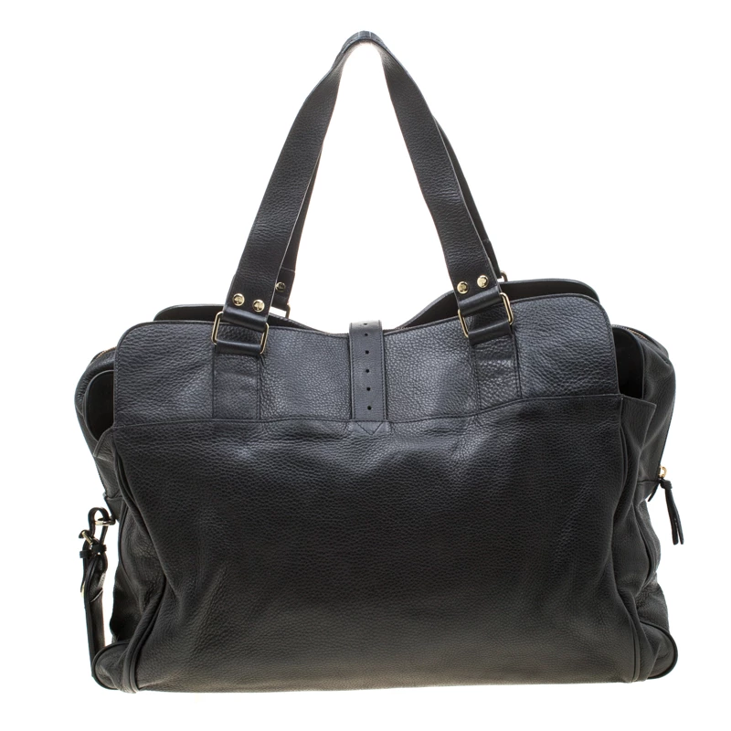 Mulberry Black Leather Travel Bag For Women - Image 4